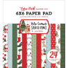 Echo Park Here Comes Santa Paws Paper Pad 15x15cm