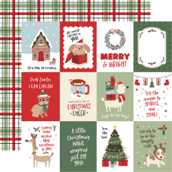 Echo Park Here Comes Santa Paws Collection Kit 30x30cm