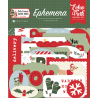 Echo Park Here Comes Santa Paws Ephemera 33pz