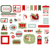 Echo Park Here Comes Santa Paws Ephemera 33pz
