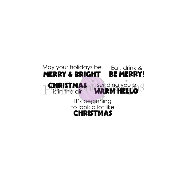 Purple Onion Designs 'Tis the Season Sentiment Set (5 sentiments)