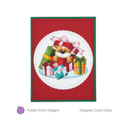 Purple Onion Designs Chilliezgraphy by Pei - Christmas Surprise (Puppy with Gifts)