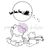 Purple Onion Designs Chilliezgraphy by Pei - Magical Christmas (Bear & Kitten Waving to Santa)
