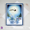 Purple Onion Designs Chilliezgraphy by Pei - Magical Christmas (Bear & Kitten Waving to Santa)