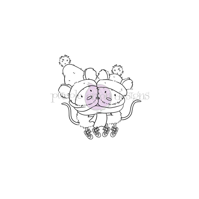 Purple Onion Designs Chilliezgraphy by Pei - Crazy Love (Mice Hugging)