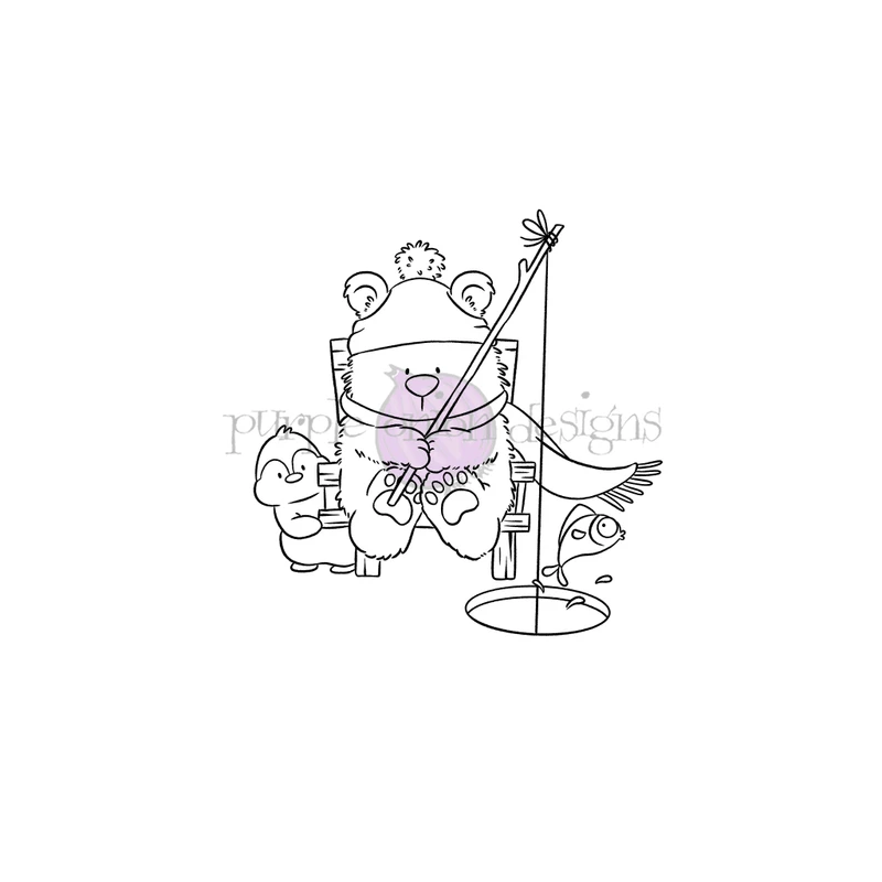 Purple Onion Designs Chilliezgraphy by Pei - Ice Fishing