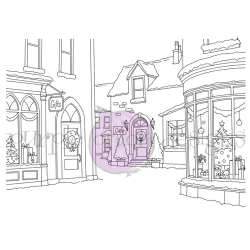 Purple Onion Designs Holly Mabutas - Cotswood Village Background