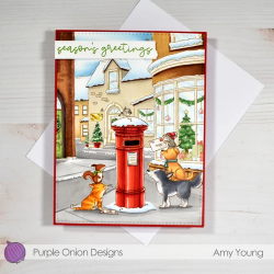 Purple Onion Designs Holly Mabutas - Cotswood Village Background