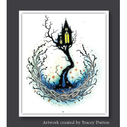 Lavinia Stamps Frost and Fable Stamp Winters Halo
