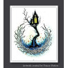 Lavinia Stamps Frost and Fable Stamp Winters Halo