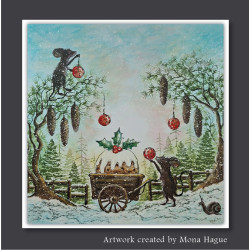 Lavinia Stamps Frost and Fable Stamp Chirstmas Pud