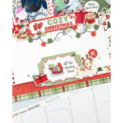 Echo Park Here Comes Santa Paws Collection Kit 30x30cm