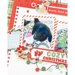 Echo Park Here Comes Santa Paws Collection Kit 30x30cm