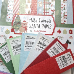 Echo Park Here Comes Santa Paws Collection Kit 30x30cm
