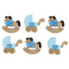 Dress It Up Embellishments Horse & Buggy Boy