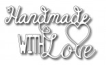 Frantic Stamper Precision Die Handmade with Love