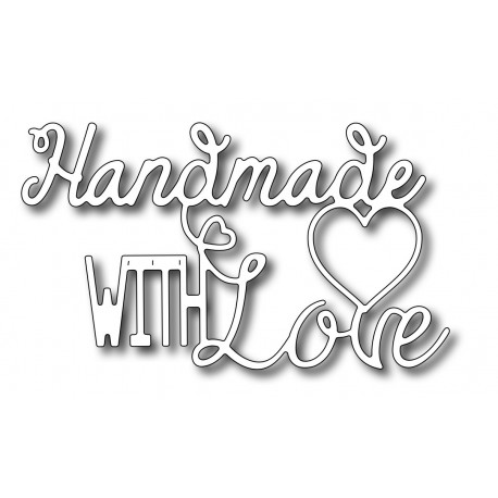 Frantic Stamper Precision Die Handmade with Love