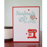 Frantic Stamper Precision Die Handmade with Love