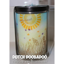 Dutch Mask Art stencil Circles