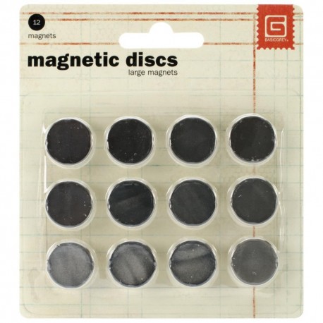 12 Magnetic Discs 1,59cm