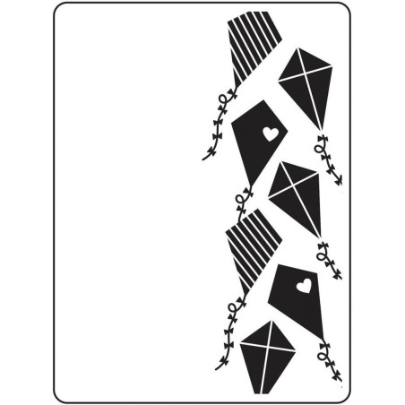 Embossing Folder Kites Darice