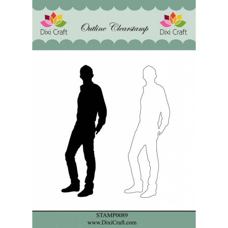Dixi Craft Clear Stamp Boy 