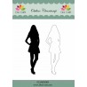 Dixi Craft Clear Stamp Girl 