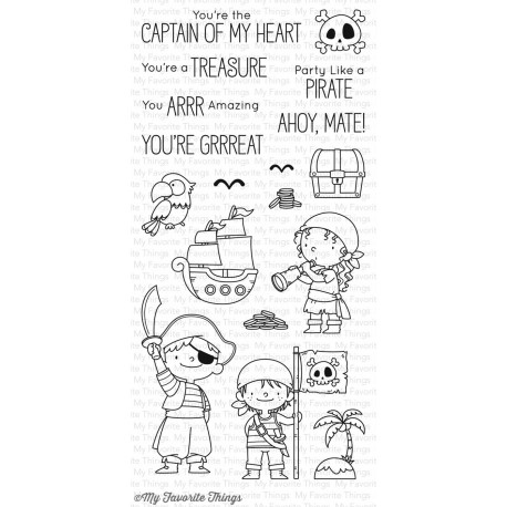 My Favorite Things Party Like a Pirate Clear Stamps