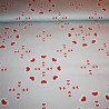 Tessuto Ecru con Cuori