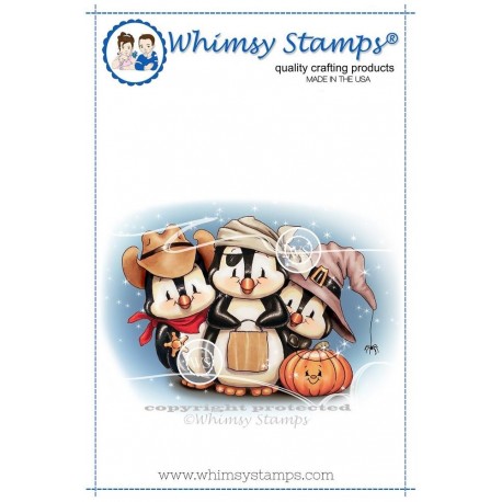 Timbro Whimsy Stamps Trick or Treaters