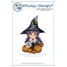 Timbro Whimsy Stamps Pumpkin Witchy