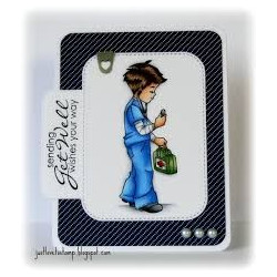 Timbro Whimsy Stamps Doctor Dan