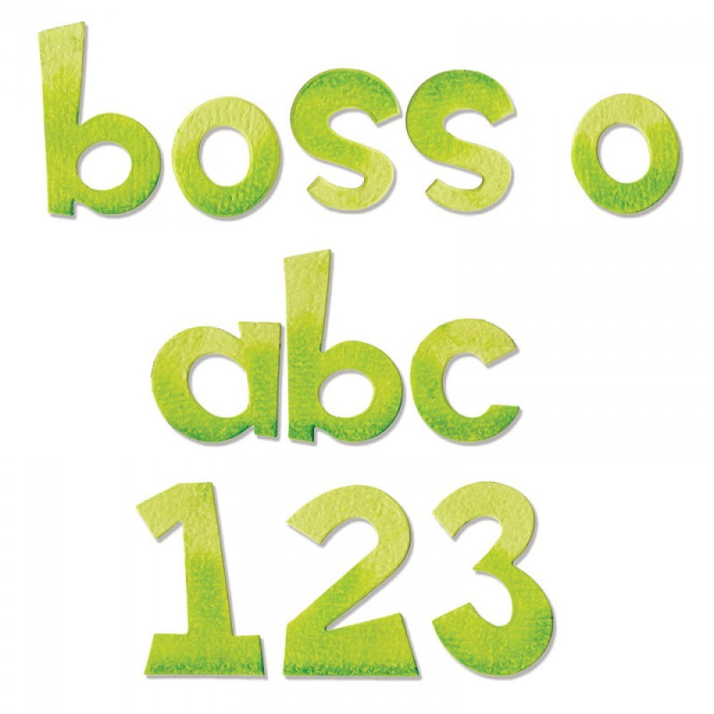 Sizzix Bigz XL Alphabet Die - Typo Lower Case By Tim Holtz, Extra Large Die Cutting