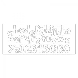 Bigz XL Alphabet Die Boss-O Lowercase Letters & Numbers A11038