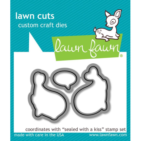 Lawn Fawn Die Sealed With A Kiss