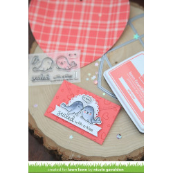 Lawn Fawn Sealed With A Kiss Stamp Set