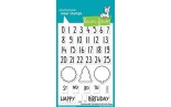 Lawn Fawn Celebration Countdown Stamp Set