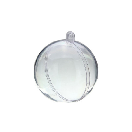 Sfera di plastica apribile 8 cm