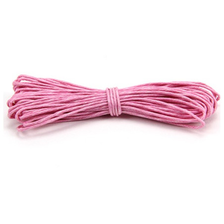 Filo cotone cerato rosa 5 m