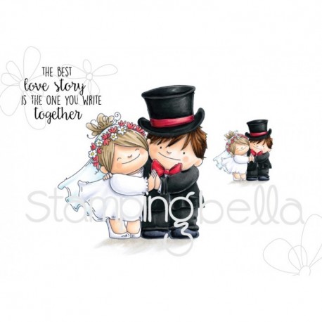 Stamping Bella Cling Stamp Love Story Squidgy