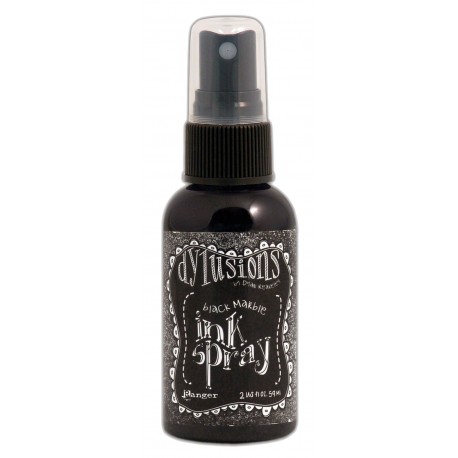Dylusions Ink Spray Black Marble