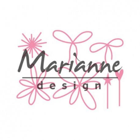 Marianne Design Collectables Giftwrapping Karin's Pins & Bows 