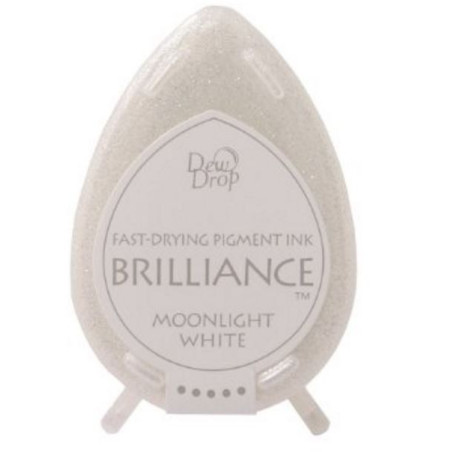 Brilliance Ink Pad Dew Drop Moonlight White