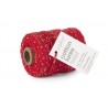 Vivant Cord Cotton Lurex Twist Red and Gold 50 MT 2MM