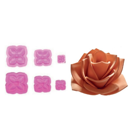 Stampi per crepla Petali di Rosa