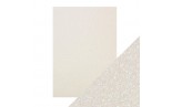 5 fogli A4 Carta Glitterata Tonic Glitter Card Sugar Crystal 250gsm