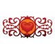 Thinlits Die Set 2PK - Decorative Border & Heart 658946