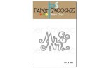 Paper Smooches Die Mr & Mrs
