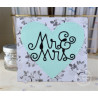 Paper Smooches Die Mr & Mrs