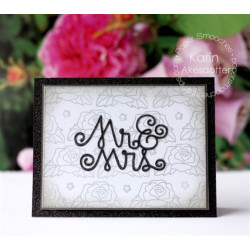 Paper Smooches Die Mr & Mrs